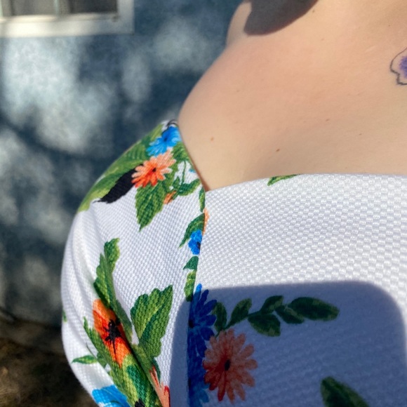 Vintage 2000s Beautiful Torrid Floral Mini Dress - Picture 3 of 12